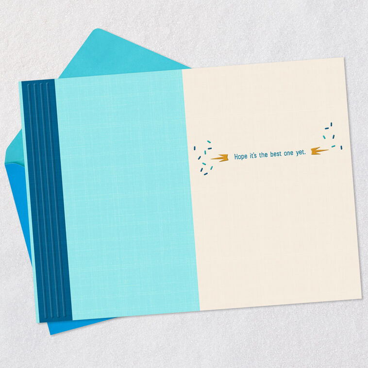 Hallmark Happy Wishes For A Whole New Year Birthday Card For Godson