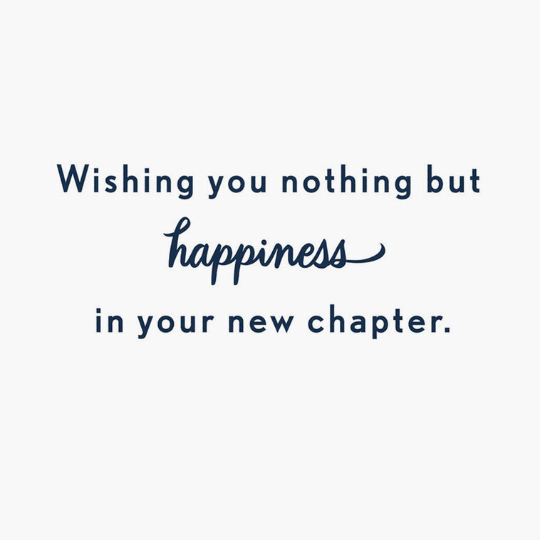 Hallmark Happy Wishes For Your New Chapter Retirement Card