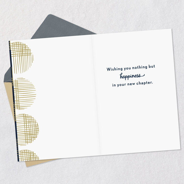 Hallmark Happy Wishes For Your New Chapter Retirement Card