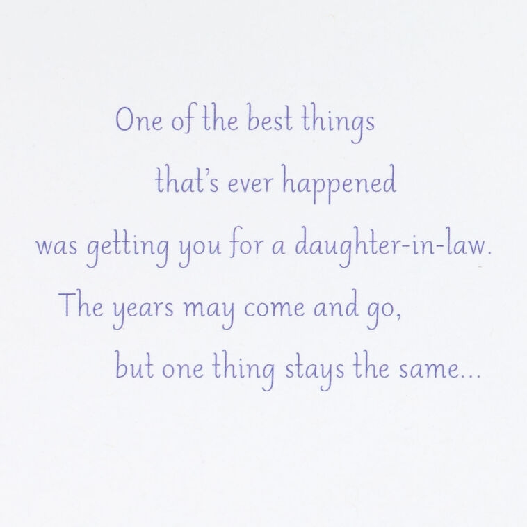 Hallmark Happy You're Family Birthday Card For Daughter-in-Law