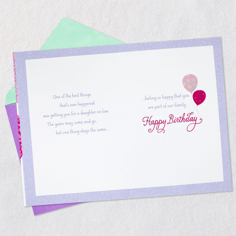 Hallmark Happy You're Family Birthday Card For Daughter-in-Law