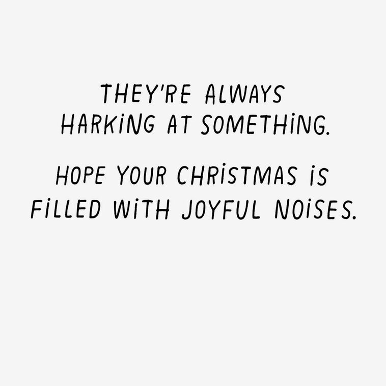 Hallmark Hark The Canine Angels Sing Funny Christmas Card