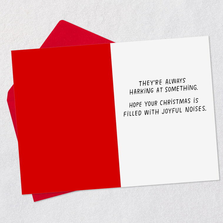Hallmark Hark The Canine Angels Sing Funny Christmas Card