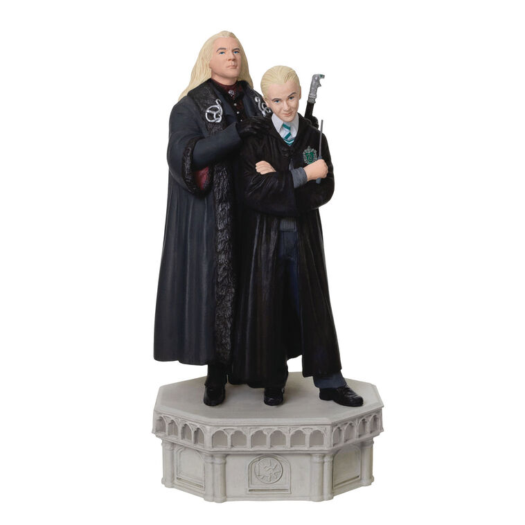 hallmark Harry Potter and the Chamber of Secrets™ Collection Lucius and Draco Malfoy™ Ornament With Light and Sound