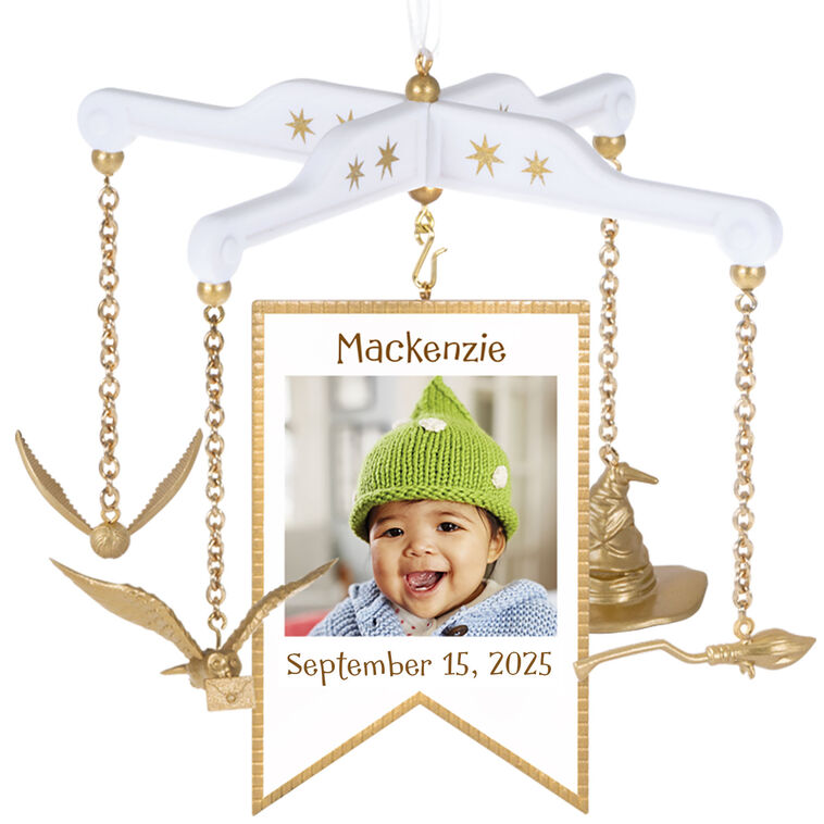 hallmark Harry Potter™ Baby Mobile Personalized Ornament Custom Photo and Text