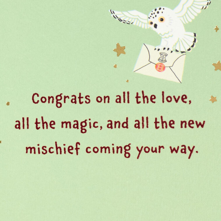 Hallmark Harry Potter™ Hogwarts™ Crest Baby Shower Card