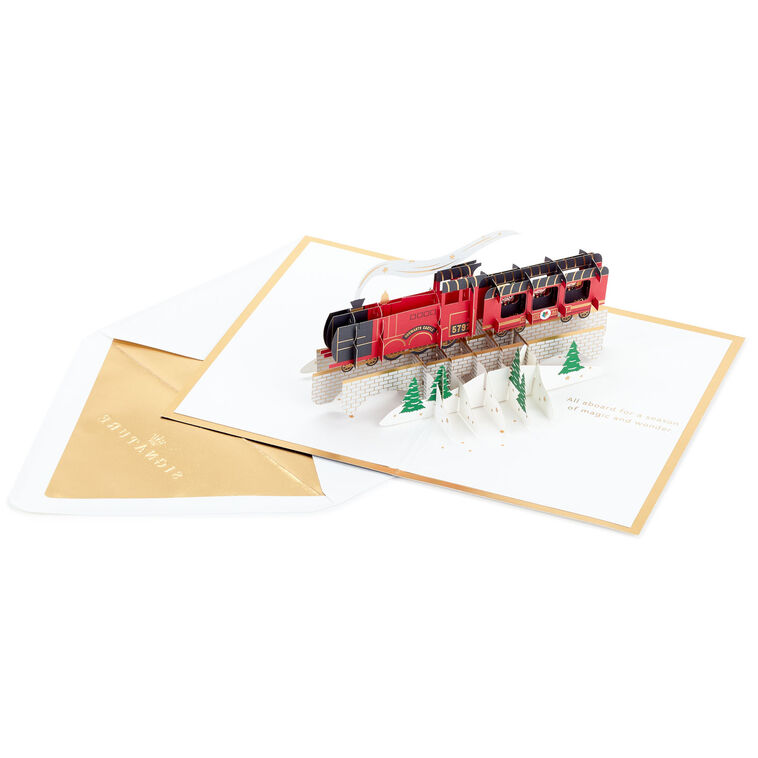 Hallmark Harry Potter™ Hogwarts™ Express 3D Pop-Up Christmas Card