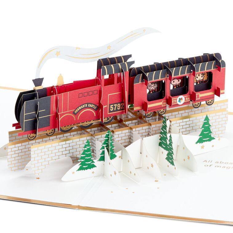 hallmark Harry Potter™ Hogwarts™ Express 3D Pop-Up Christmas Card