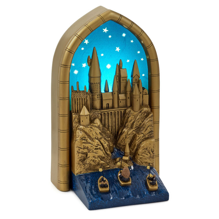 Hallmark Harry Potter™ Hogwarts™ Light-Up Bookshelf Decoration 9.1"