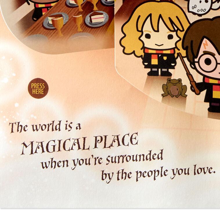 Hallmark Harry Potter™ Hogwarts™ Pop-Up Musical Birthday Card With Light