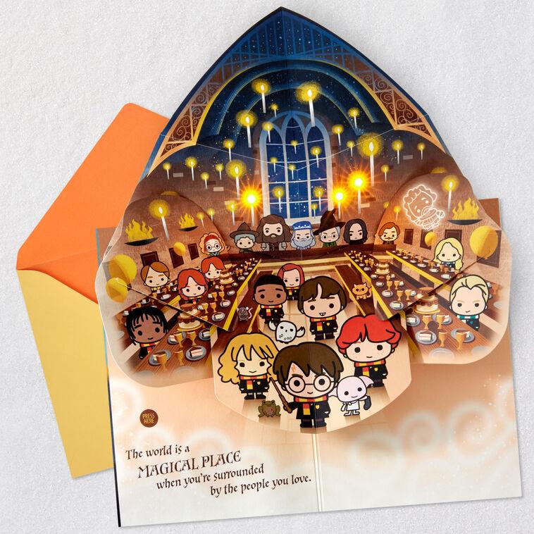 Hallmark Harry Potter™ Hogwarts™ Pop-Up Musical Birthday Card With Light