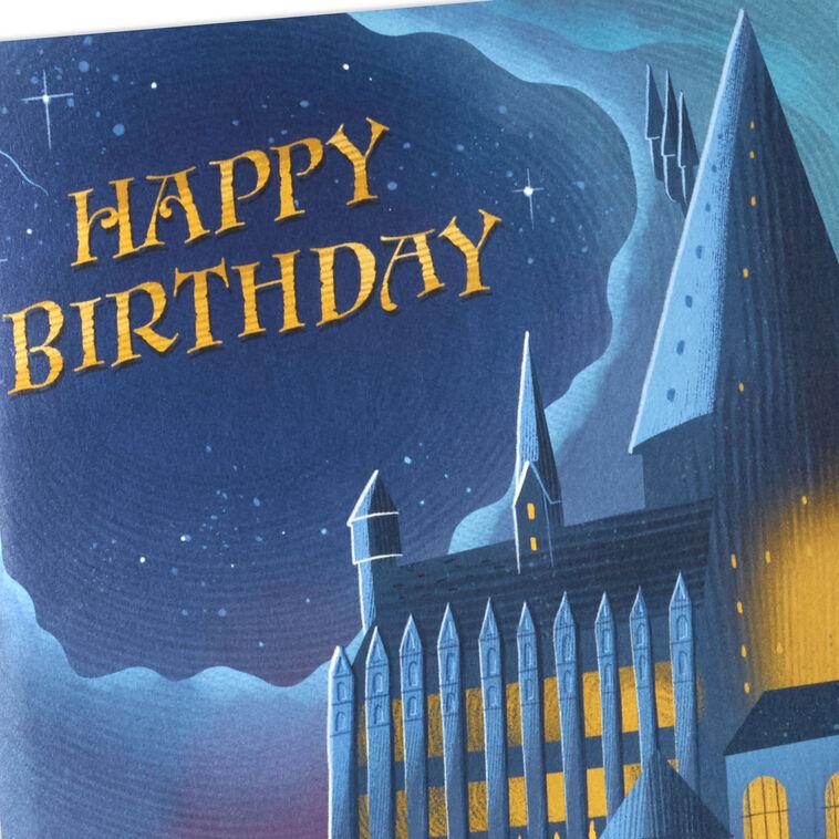Hallmark Harry Potter™ Hogwarts™ Pop-Up Musical Birthday Card With Light