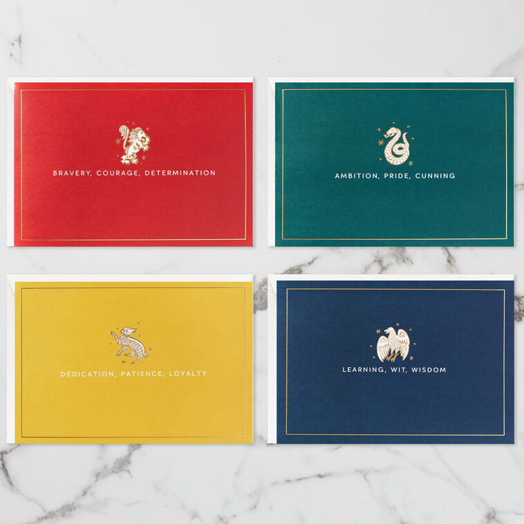 Hallmark Harry Potter™ House Crests 3D Pop-Up Cards Pack Of 4