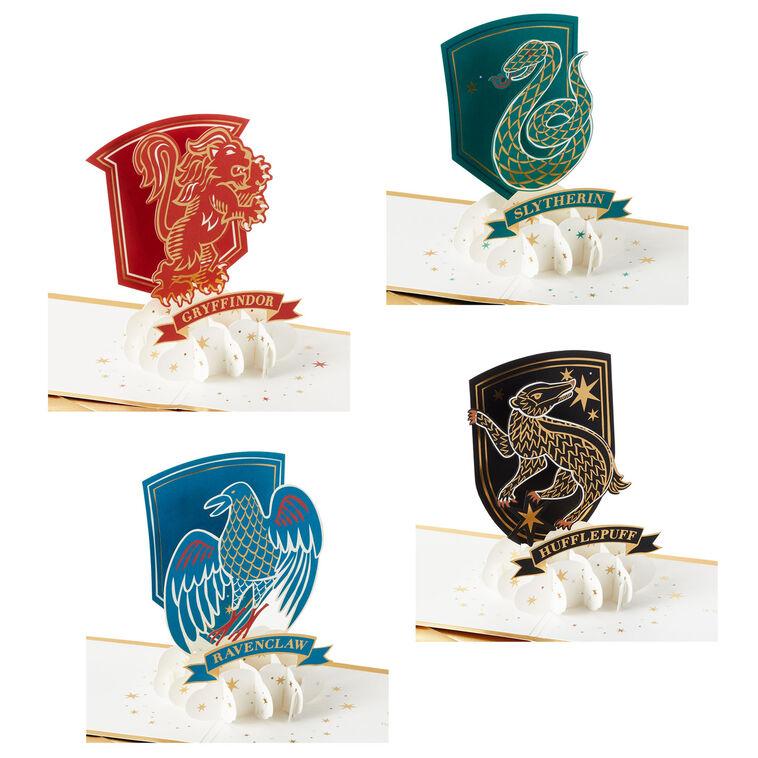 hallmark Harry Potter™ House Crests 3D Pop-Up Cards Pack of 4
