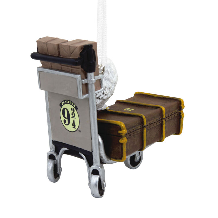 Hallmark Harry Potter™ Luggage Trolley With Hedwig™ Hallmark Ornament