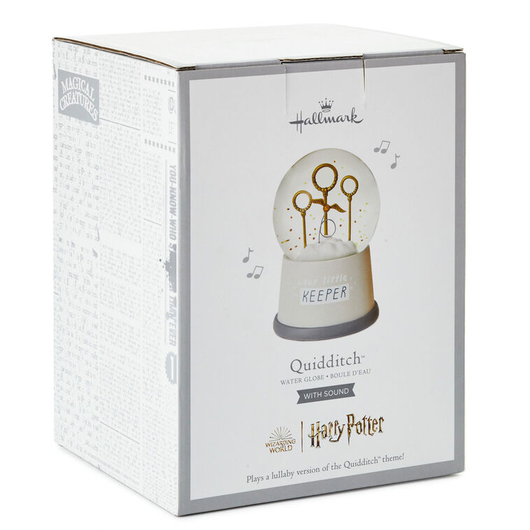 Hallmark Harry Potter™ Quidditch™ Our Little Keeper Musical Snow Globe