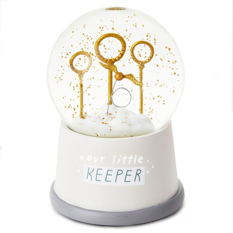 hallmark Harry Potter™ Quidditch™ Our Little Keeper Musical Snow Globe
