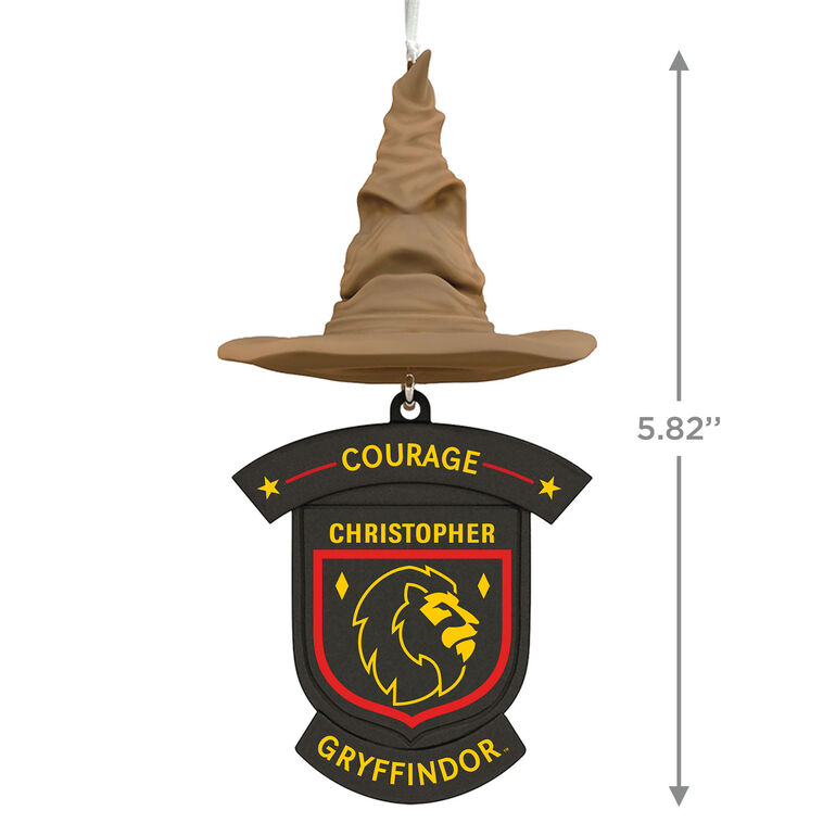 Hallmark Harry Potter™ Sorting Hat House Trait Personalized Ornament Custom Text