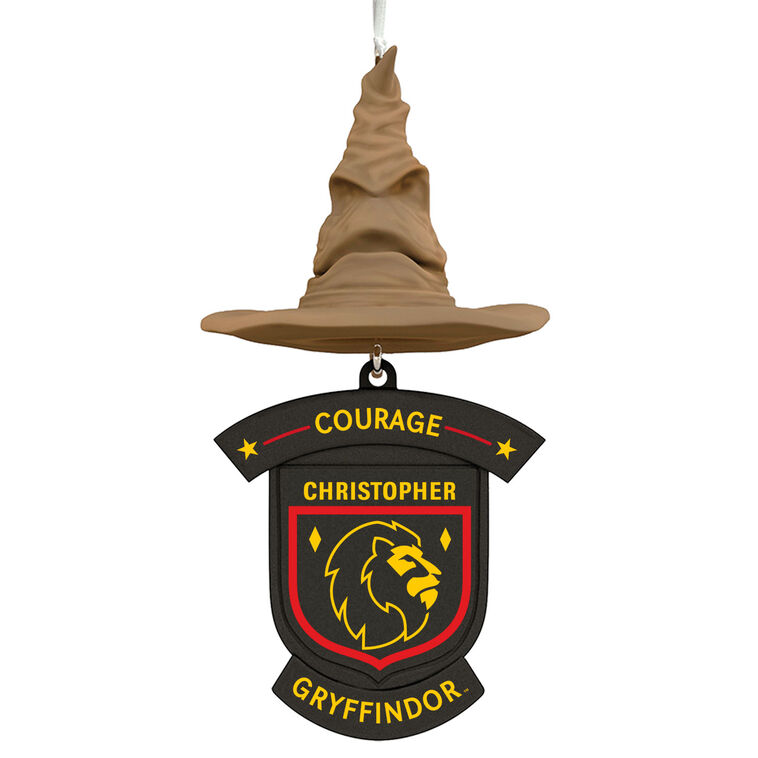 hallmark Harry Potter™ Sorting Hat House Trait Personalized Ornament Custom Text