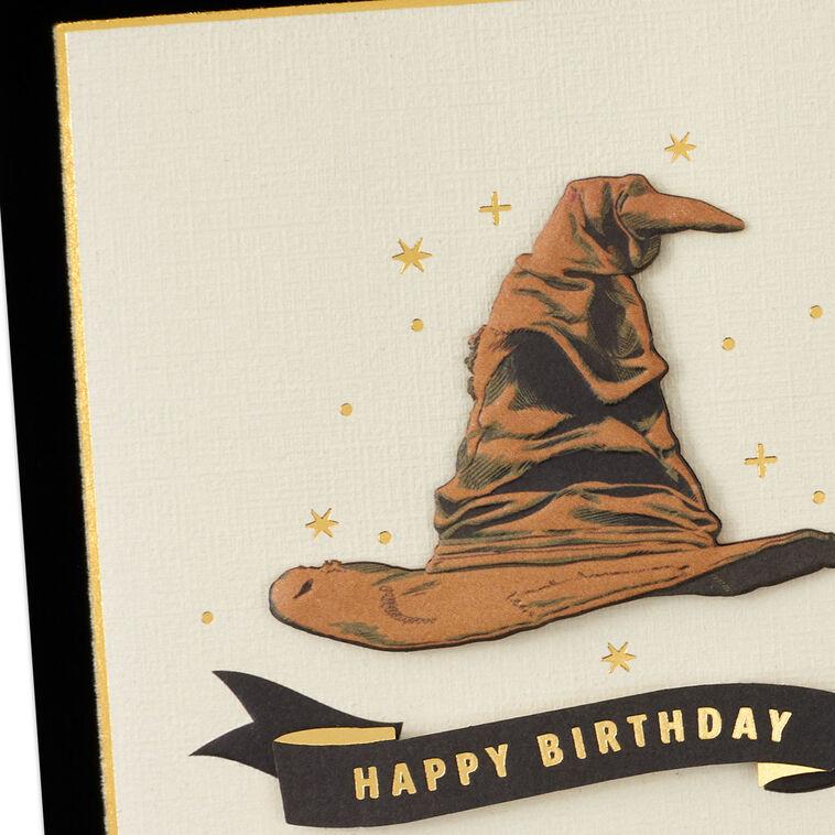 Hallmark Harry Potter™ Sorting Hat™ Best Day Birthday Card