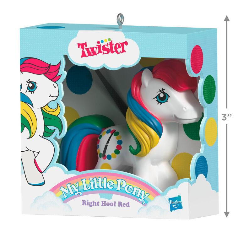 Hallmark Hasbro® My Little Pony® Retro Twister® Right Hoof Red Ornament