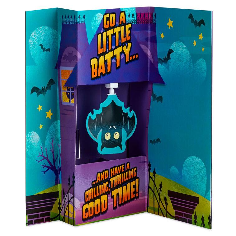 Hallmark Haunted House Funny Musical Pop-Up Halloween Card With Spinning Bat