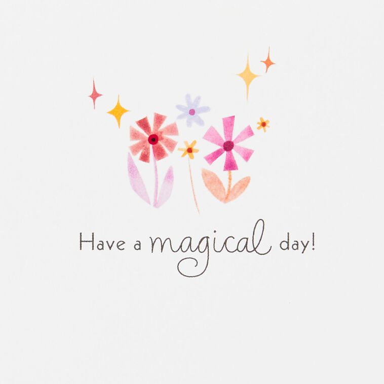 Hallmark Have A Magical Day 3D Pop-Up Birthday Card