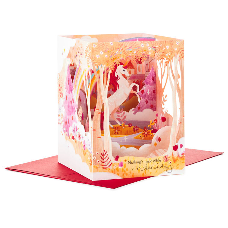 hallmark Have a Magical Day 3D Pop-Up Birthday Card
