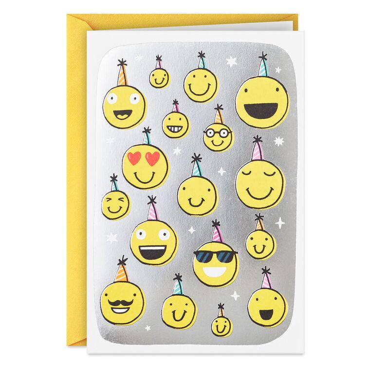 hallmark Have a Nice Birthday Smiley Faces Funny Birthday Card