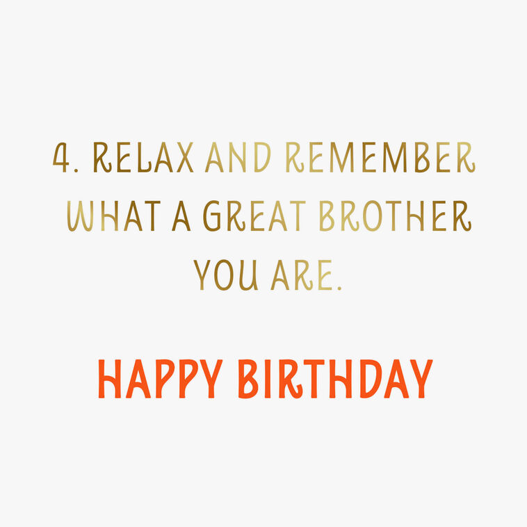 Hallmark Have Fun And Relax Today Birthday Card For Brother