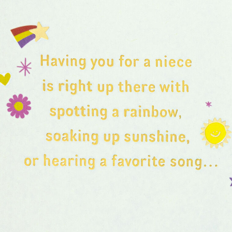 Hallmark Having You For A Niece Is Pure Happiness Birthday Card