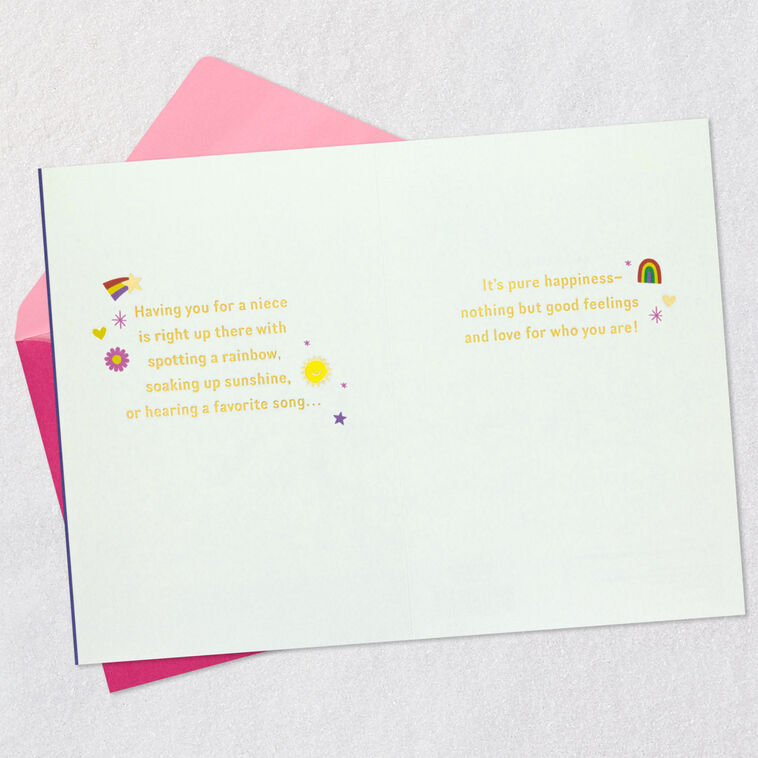 Hallmark Having You For A Niece Is Pure Happiness Birthday Card