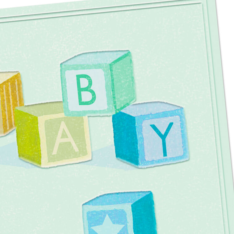 Hallmark He'll Make This World A Great Place New Baby Boy Card