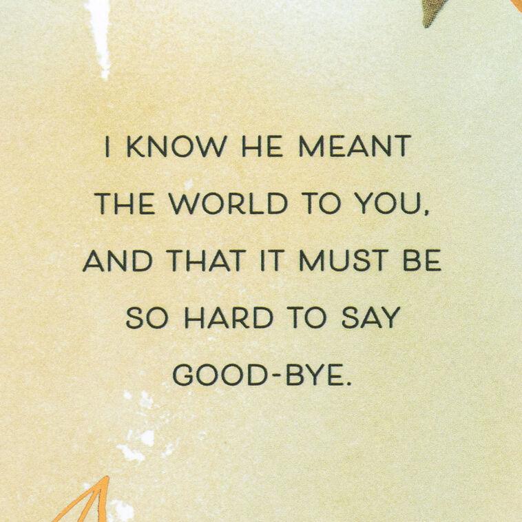 Hallmark He Was A Great Man Sympathy Card For Loss Of Grandfather