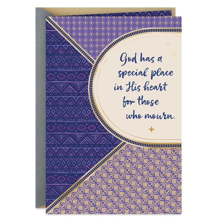 hallmark He Will Provide What You Need Religious Sympathy Card