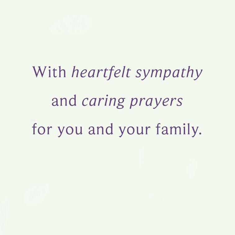 Hallmark Healing Gifts For You Religious Sympathy Card