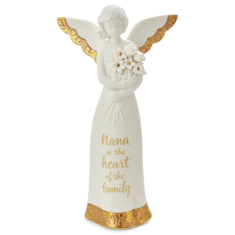 hallmark Heart of the Family Angel Figurine for Nana 8.5"