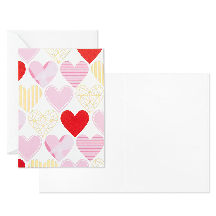 Hallmark Hearts Aplenty Assorted Blank Note Cards Box Of 24
