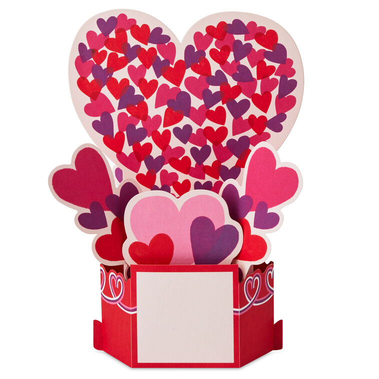 Hallmark Hearts Musical 3D Pop-Up Valentine's Day Card With Light