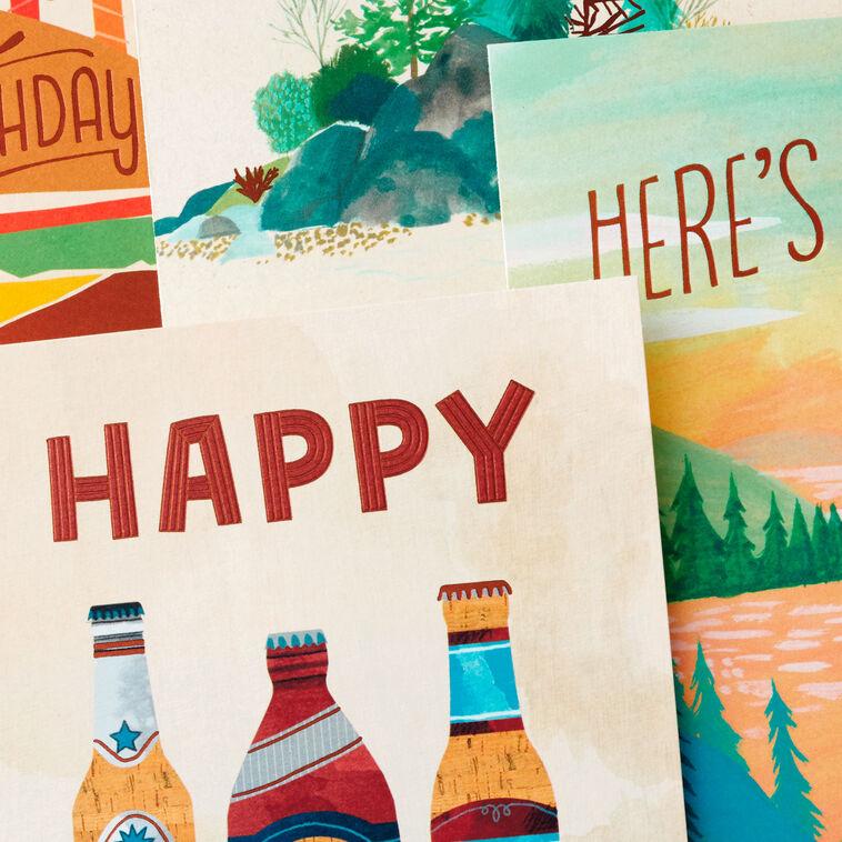 Hallmark Hearty Wishes Boxed Birthday Cards Assortment Pack Of 16