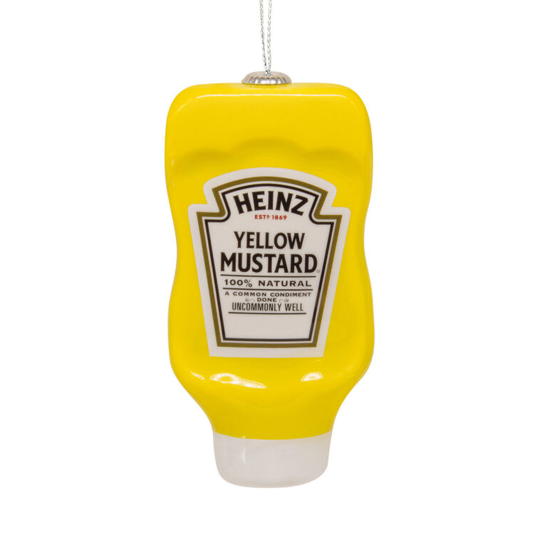 hallmark Heinz™ Mustard Bottle Shatterproof Hallmark Ornament
