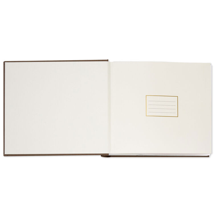 Hallmark Held In Our Hearts Forever Taupe Linen Photo Album