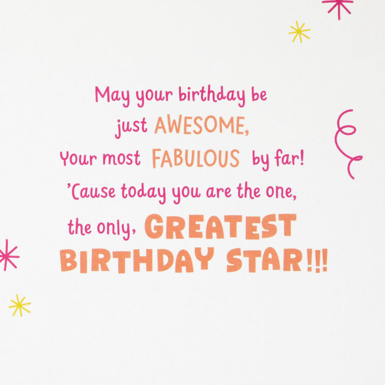 Hallmark Hello Cupcake 9th Birthday Card With Decal