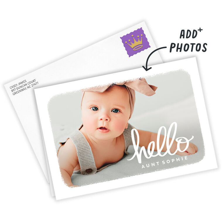 Hallmark Hello Horizontal Custom Thinking Of You Card