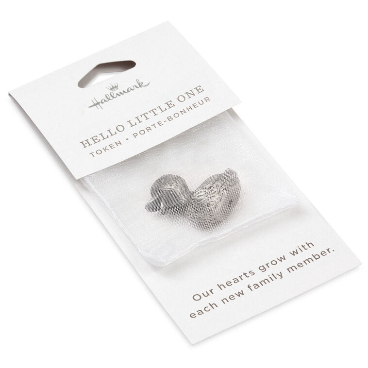 Hallmark Hello Little One Duckling Metal Pocket Token