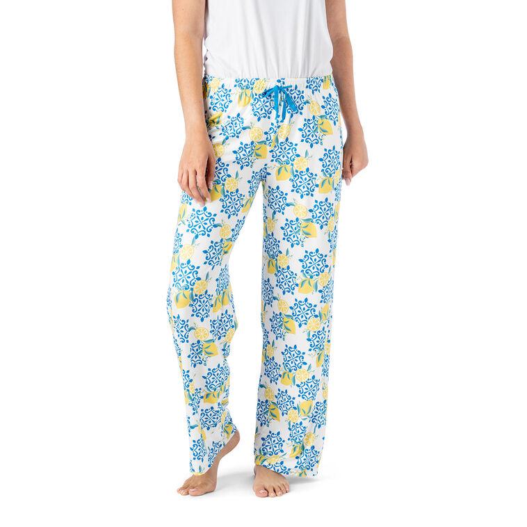 hallmark Hello Mello Women's Sleepless in Santorini Lounge Pants