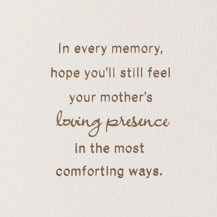 Hallmark Her Laugh And Spirit Sympathy Card For Loss Of Mother