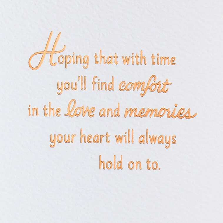 Hallmark Her Love Is Always With You Loss Of Mother Sympathy Card