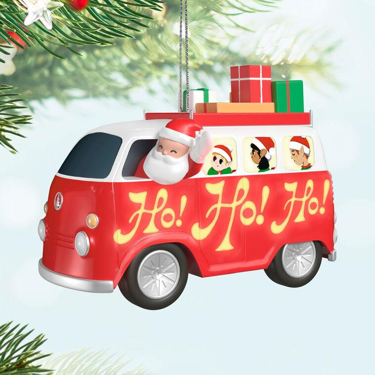 Hallmark Here Comes Santa Claus Musical Ornament With Light