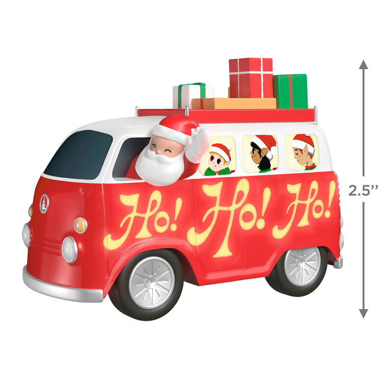 Hallmark Here Comes Santa Claus Musical Ornament With Light